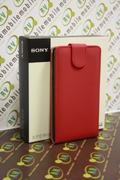 Калъф Флип за Sony Xperia M червен