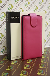 Калъф Флип за Sony Xperia М2 розов