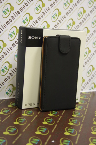 Калъф Флип за Sony Xperia M черен