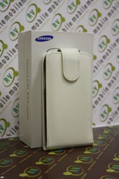 Калъф Флип Бял за Samsung Galaxy Core I8260/i8262