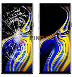 Смяна счупено стъкло на Samsung Galaxy Note 9 дисплей