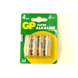 Алкална батерия LR6 AA MK, 4 броя в блистер, 1.5V, GP-BA-LR6-MK