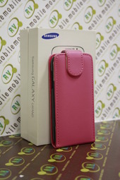 Калъф Флип Розов за Samsung Galaxy S4 mini I9190/I9192/I9195
