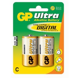 Алкална батерия Ultra LR14, 2 броя в опаковка, 1.5V, GP-BA-ULT-LR14