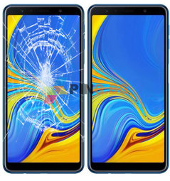 Смяна счупено стъкло на Samsung Galaxy A7 2018