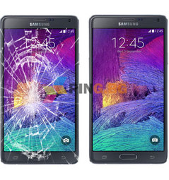 Смяна счупено стъкло на Samsung Galaxy Note 4 дисплей