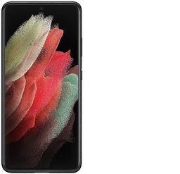 Кожен Кейс Leather Cover За Samsung Galaxy S21 Ultra - Black