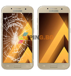 Смяна счупено стъкло на Samsung Galaxy A3 2017
