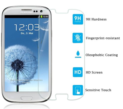 2.5D Стъклен протектор за Samsung Galaxy S3 / S3 Neo
