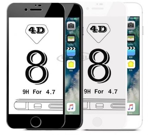 4D Стъклен протектор за Iphone 8 