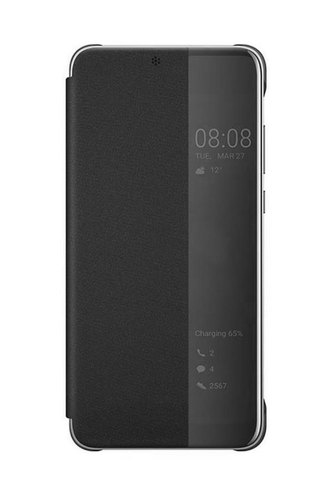 Оригинален Smart View Flip калъф за Huawei P20 черен