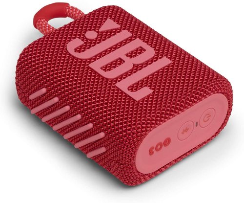 JBL Go 3 Ruby Red - безжичен портативен спийкър за мобилни устройства (червен рубин)