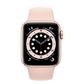 Apple Watch Gold Aluminum Case/pink Sand Sport Band 40mm Series 6